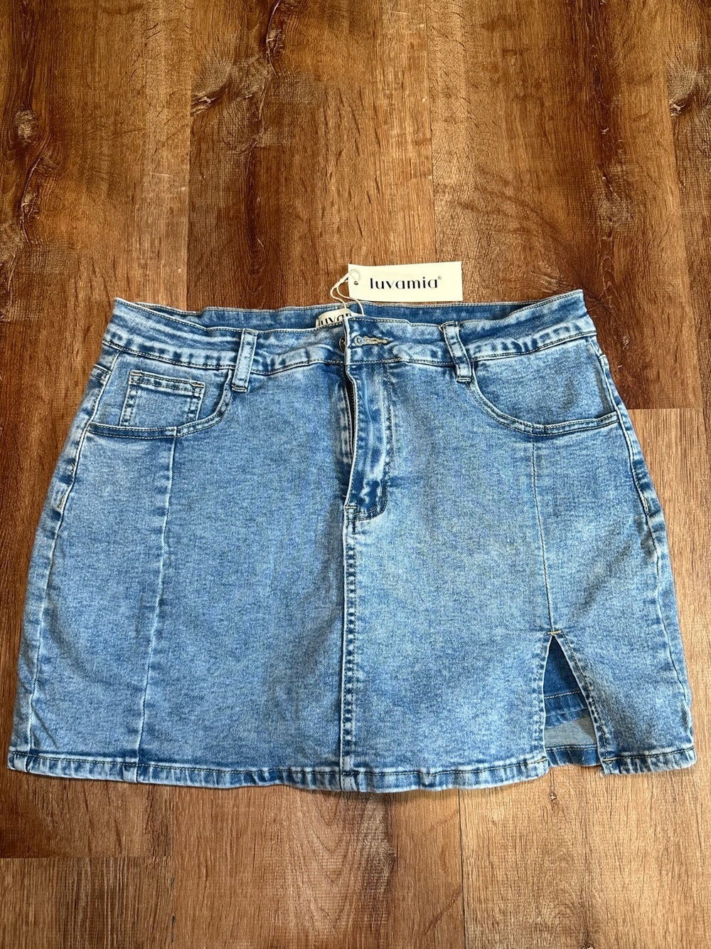 Denim Skort